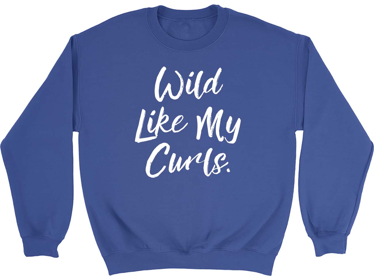 Wild like my curls Kids Childrens Jumper Sweatshirt Boys Girls